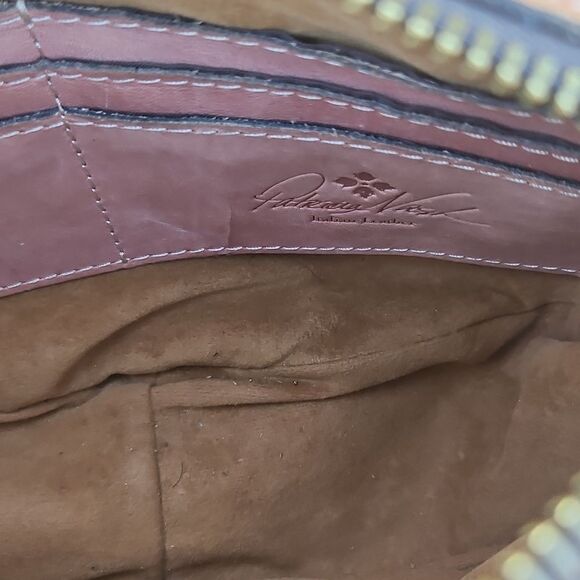 Patricia Nash Italian Leather Crossbody Saddle Bag - Picture 10 of 12